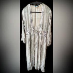 NWT Cardigan Duster Long Sz. S Grey